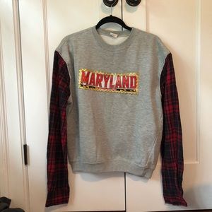 Trendy Maryland tailgating sweatshirt